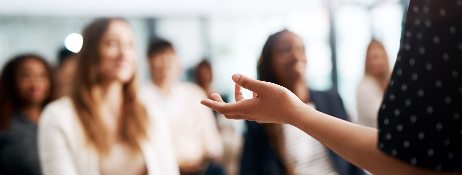 microphone on stage at seminar